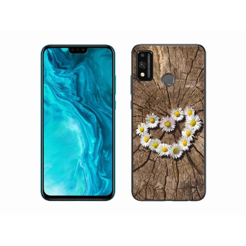 Zselés borítás mmCase a Honor 9X Lite készülékhez - százszorszépek szíve