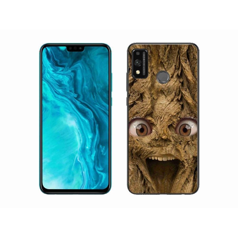 Gél borító mmCase a Honor 9X Lite készülékhez - boldog fa szemekkel