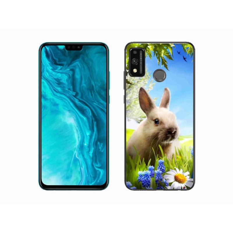 Gél borítás mmCase a Honor 9X Lite készülékhez - nyuszi