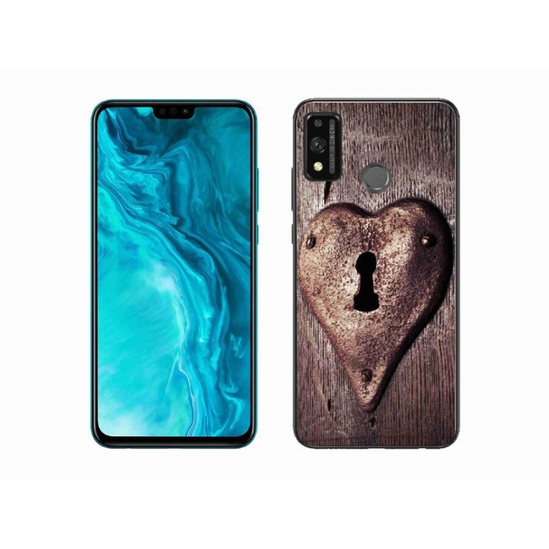 Gél borító mmCase a Honor 9X Lite készülékhez - szív alakú zár
