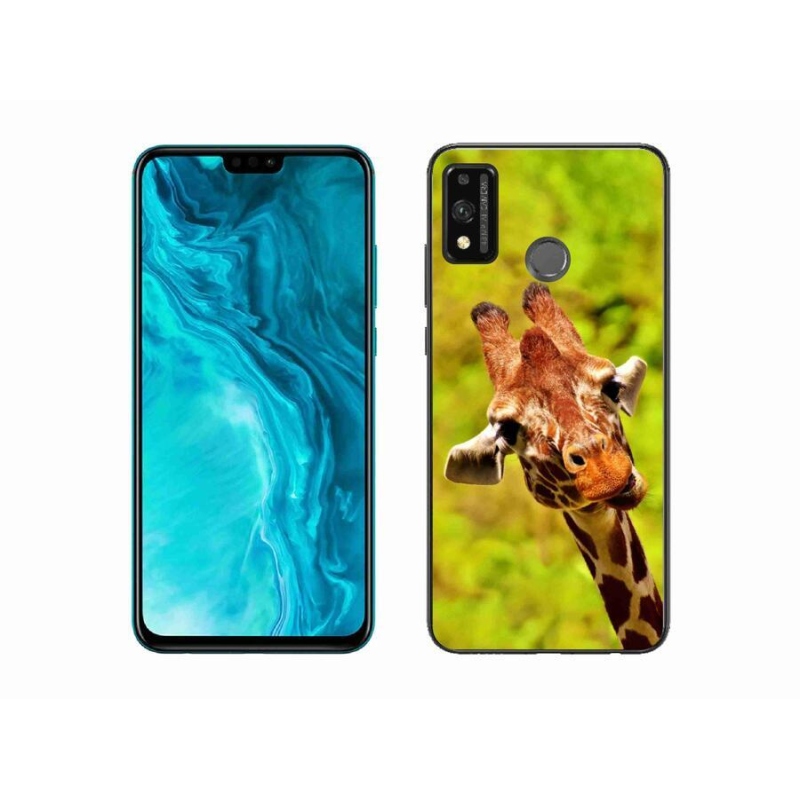 Gél borítás mmCase a Honor 9X Lite készülékhez - zsiráf