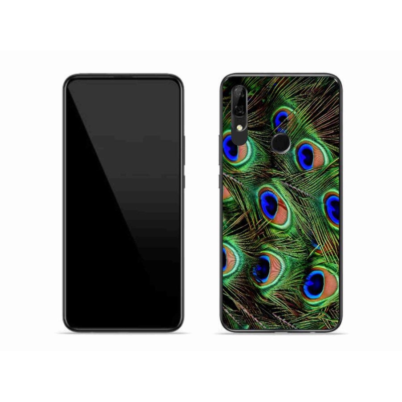 Zselés borítás mmCase a Honor 9X készülékhez - pávatoll