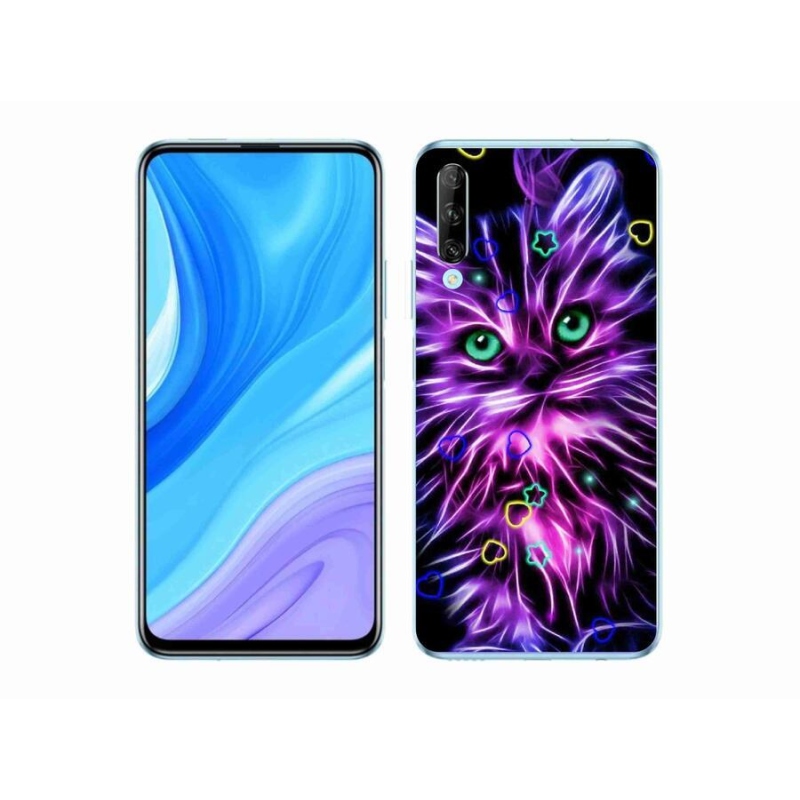 Zselés borítás mmCase a Honor 9X Pro készülékhez - absztrakt macska