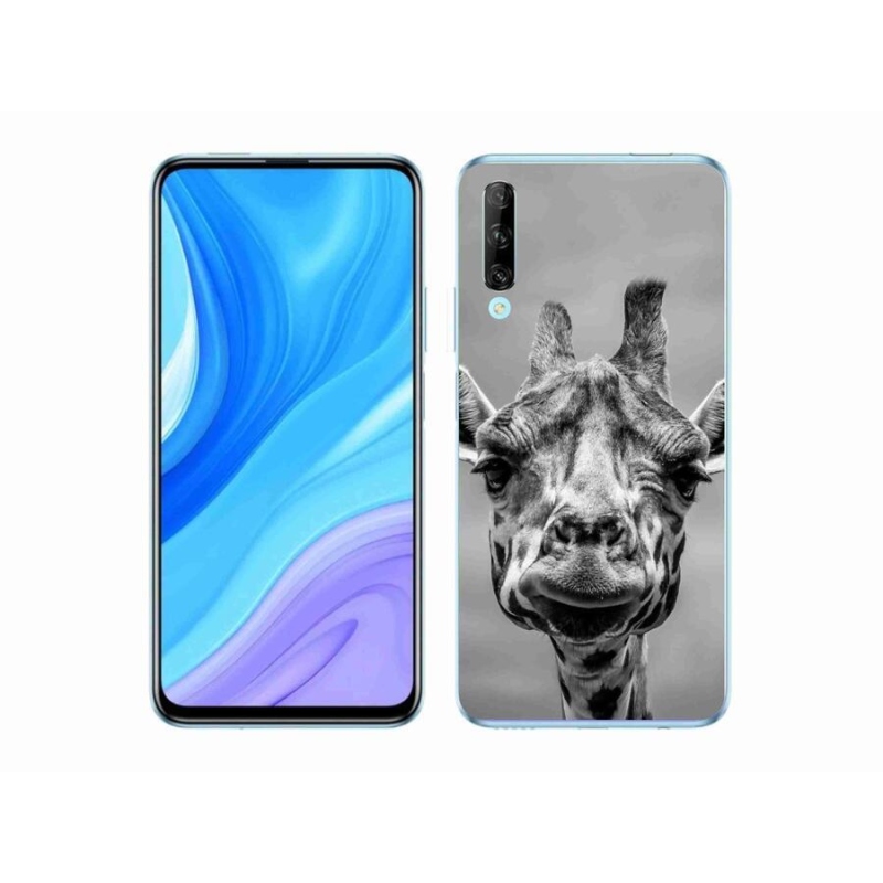 Zselés borítás mmCase a Honor 9X Pro készülékhez - fekete-fehér zsiráf