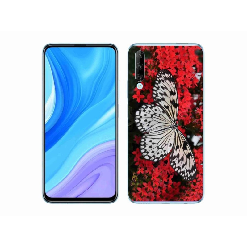 Zselés borítás mmCase a Honor 9X Pro-hoz - fekete-fehér pillangó 1