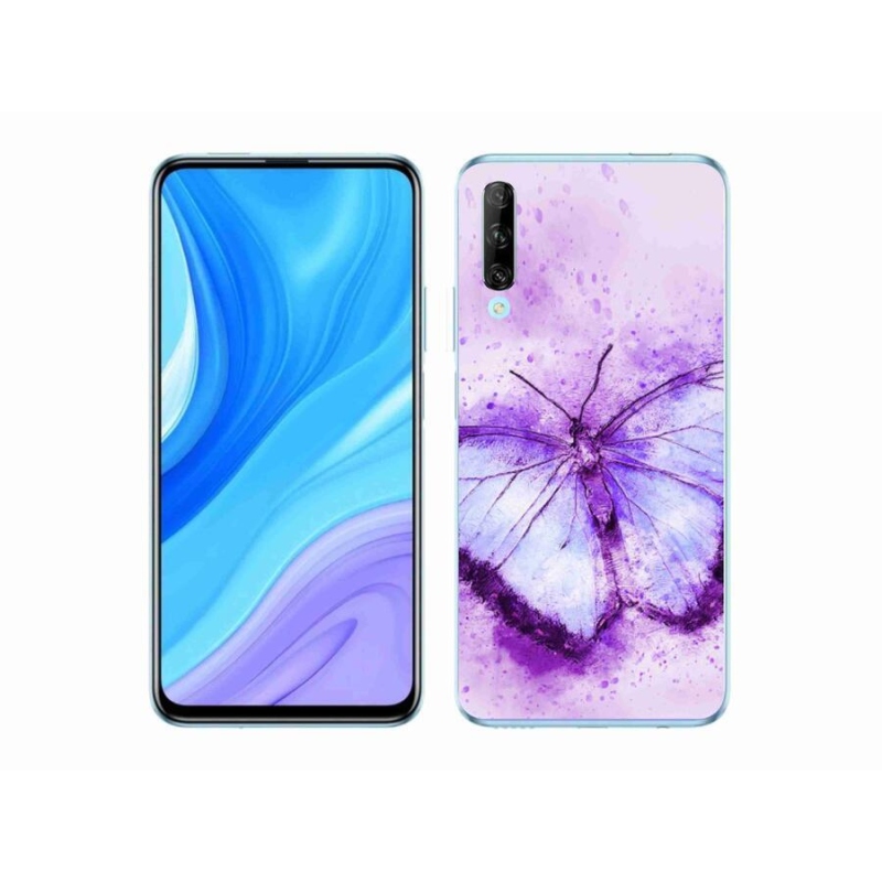 Gél borítás mmCase a Honor 9X Pro készülékhez - lila pillangó