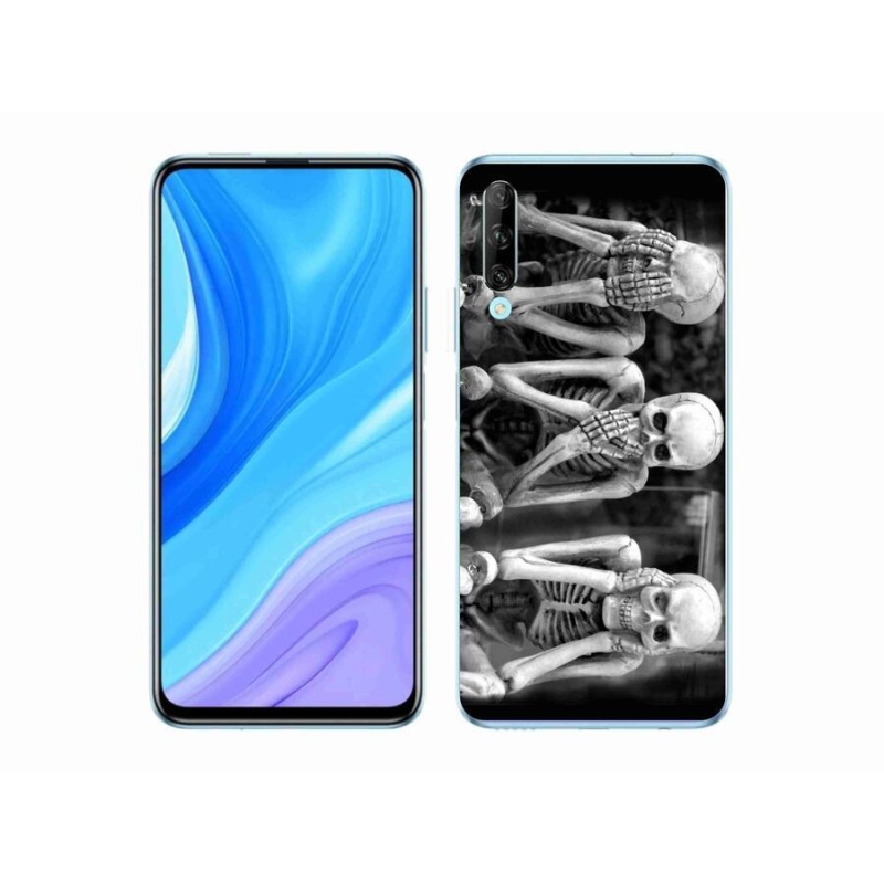 Zselés borítás mmCase a Honor 9X Pro számára - csontvázak