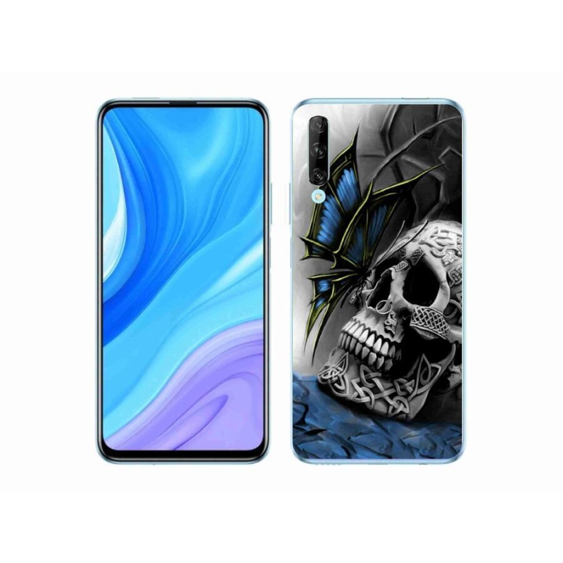 Zselés borítás mmCase a Honor 9X Pro-hoz - pillangó és koponya