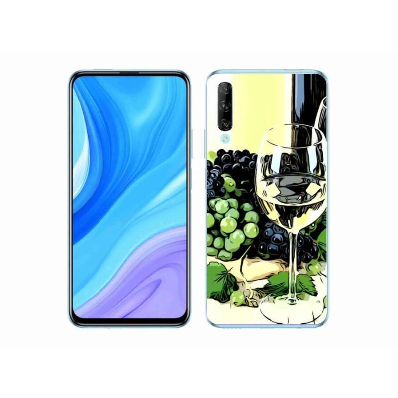 Zselés borítás mmCase a Honor 9X Pro számára - pohár bor