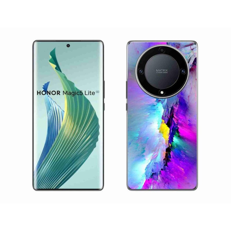Zselés borítás mmCase a Honor Magic 5 Lite 5G számára - absztrakt