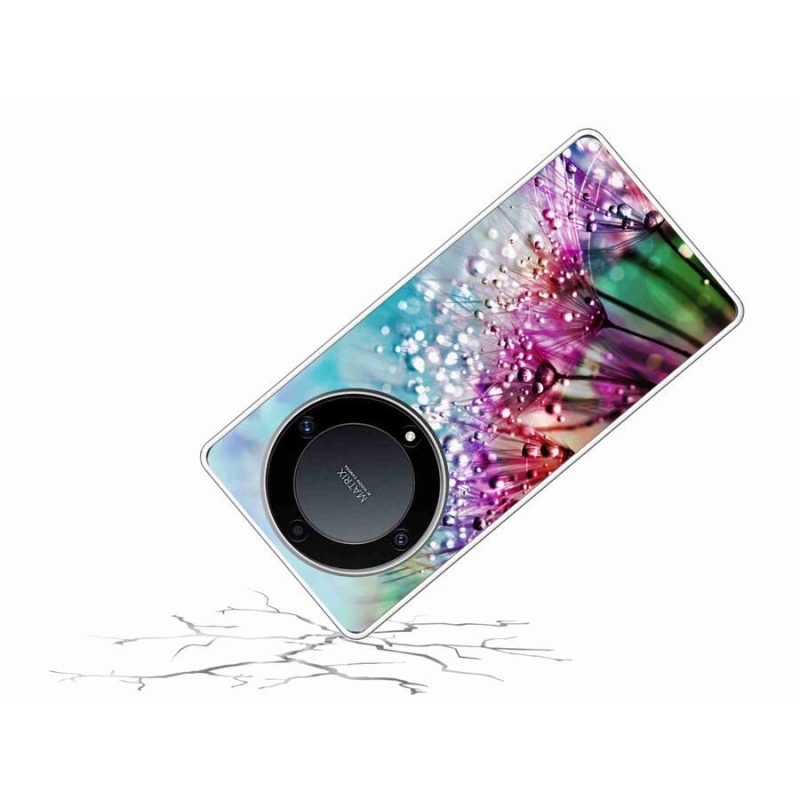 Gél borítás mmCase a Honor Magic 5 Lite 5G számára - színes virágok