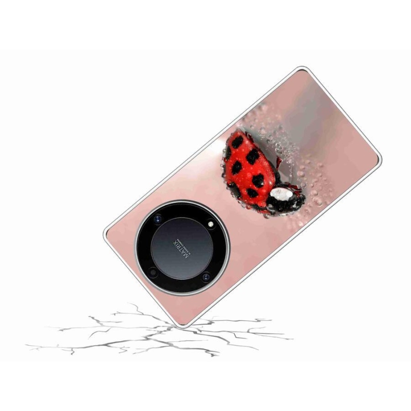 Zselés borítás mmCase a Honor Magic 5 Lite 5G számára - katicabogár