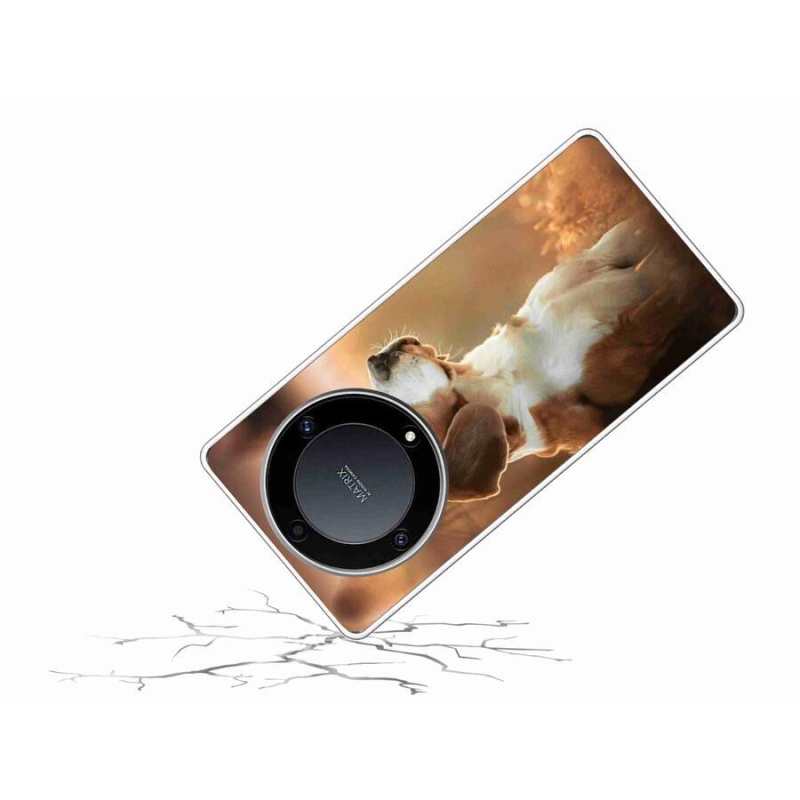 Zselés borítás mmCase a Honor Magic 5 Lite 5G készülékhez - bézs színű