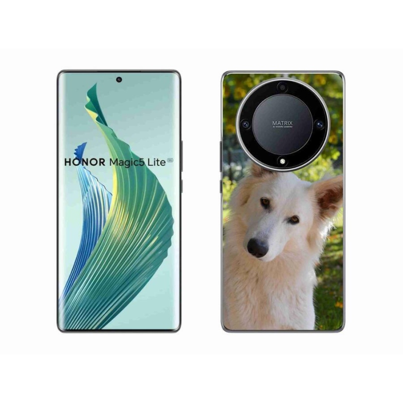 Gél borítás mmCase a Honor Magic 5 Lite 5G készülékhez - fehér Swiss Shepherd 1