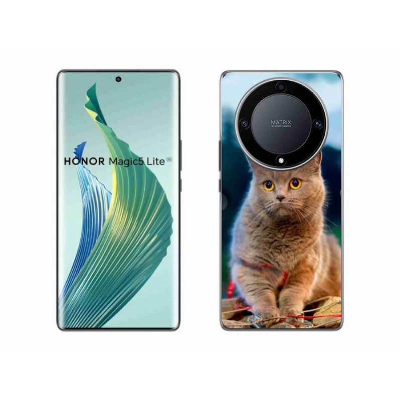 Zselés borítás mmCase a Honor Magic 5 Lite 5G készülékhez - Brit kék 2