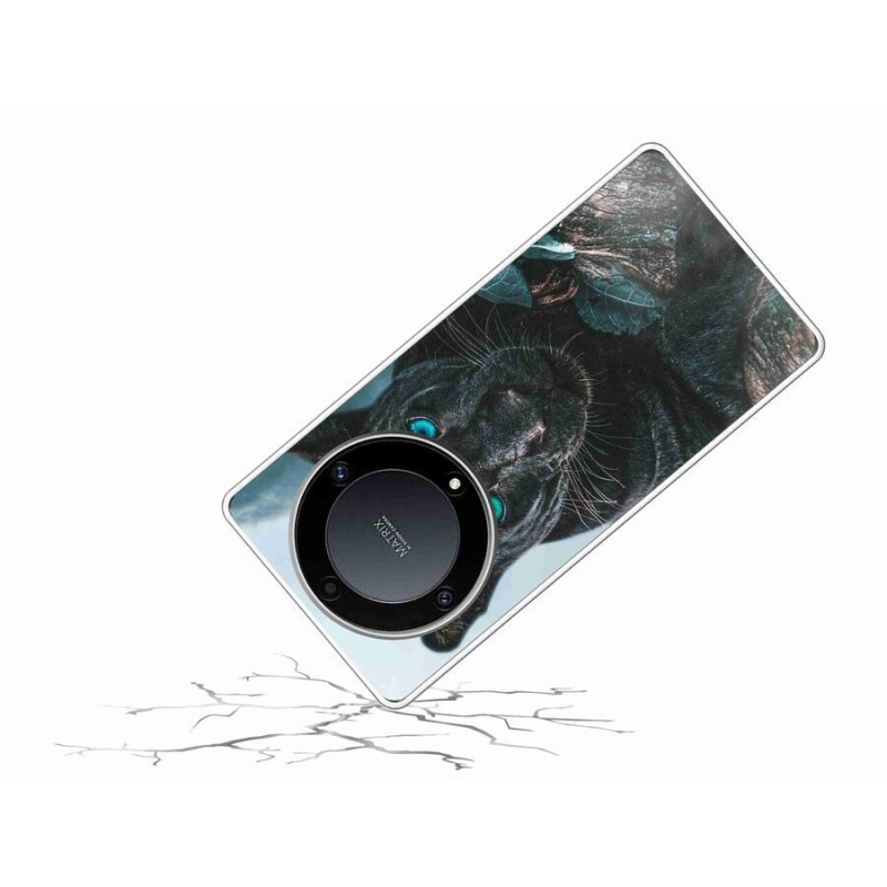 Gél borítás mmCase a Honor Magic 5 Lite 5G készülékhez - fekete párduc