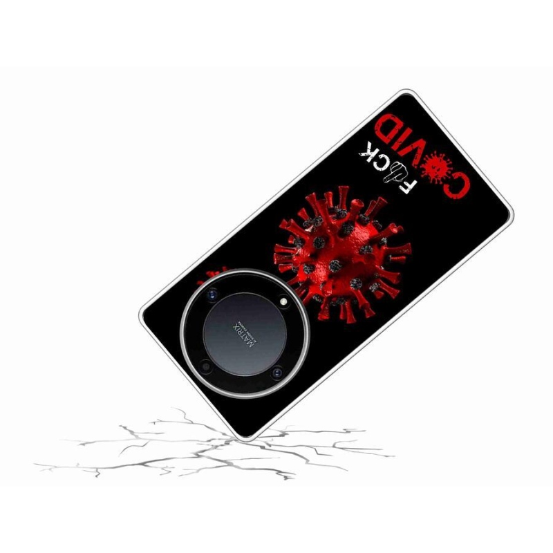 Gél borító mmCase a Honor Magic 5 Lite 5G számára - covid 3