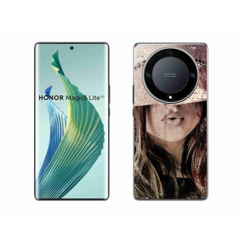 Gél borítás mmCase a Honor Magic 5 Lite 5G számára - lány