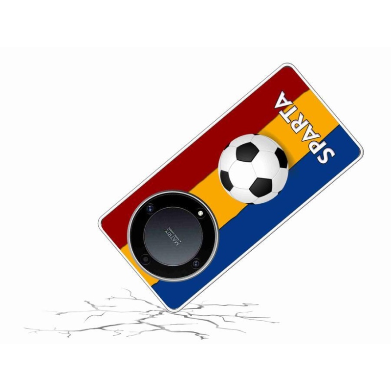 Gél borítás mmCase a Honor Magic 5 Lite 5G számára - futball 1