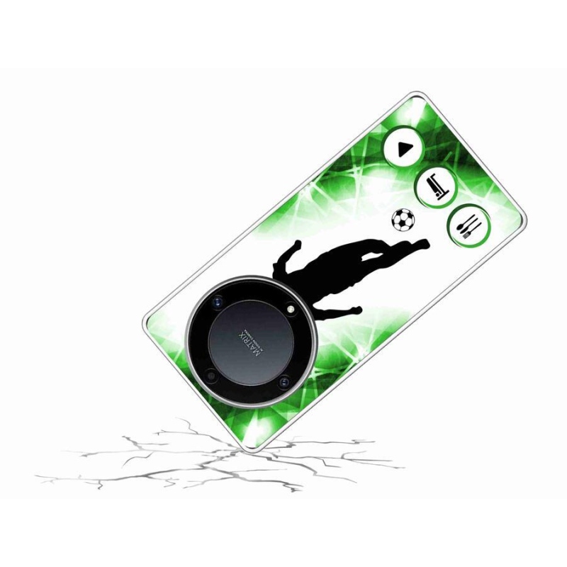 Gél borítás mmCase a Honor Magic 5 Lite 5G számára - focista