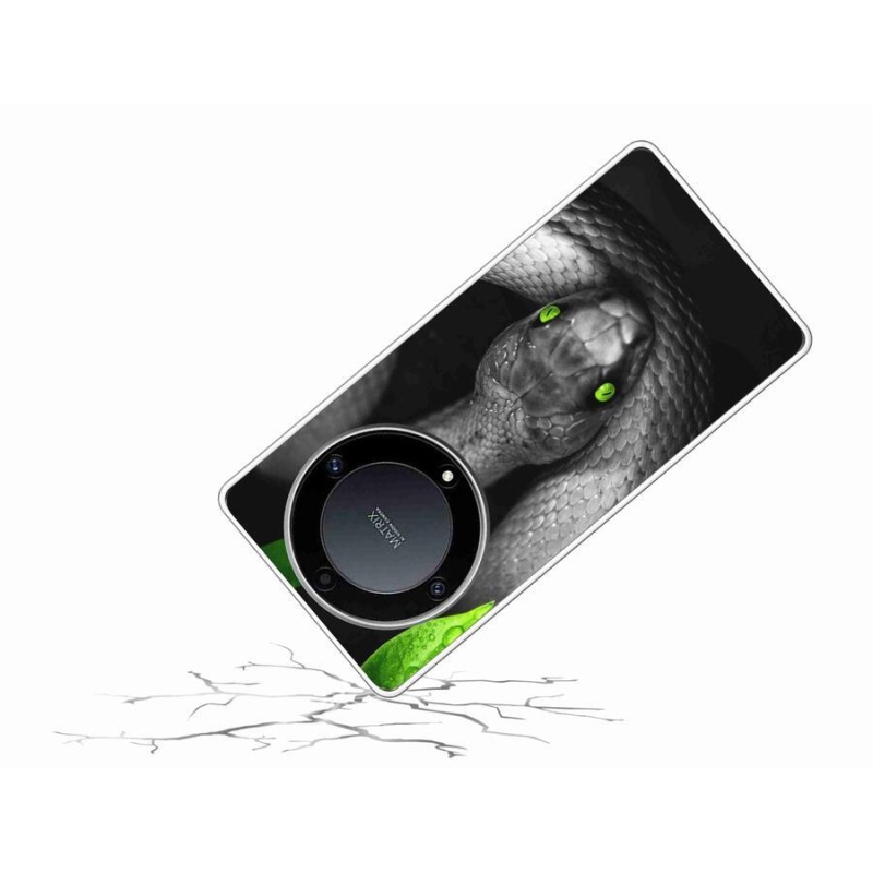 Zselés borítás mmCase a Honor Magic 5 Lite 5G számára - kígyó