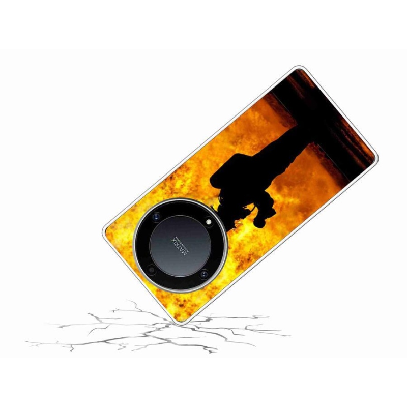 Gél borítás mmCase a Honor Magic 5 Lite 5G készülékhez - tűzoltó