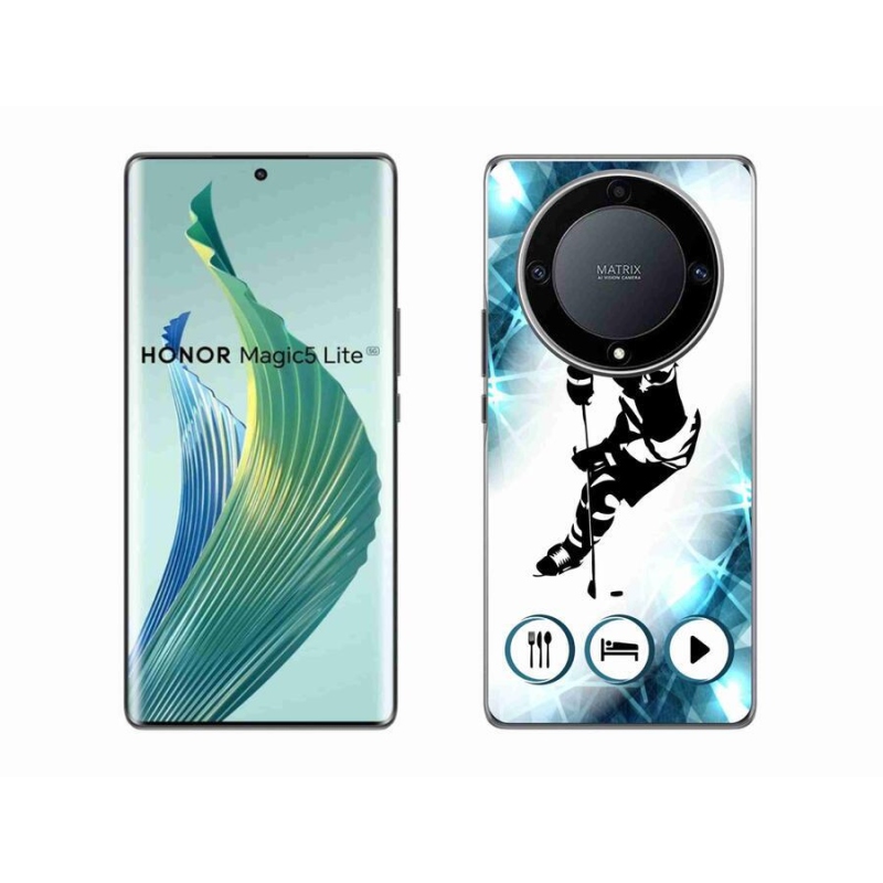 Zselés borítás mmCase a Honor Magic 5 Lite 5G számára - hoki 1