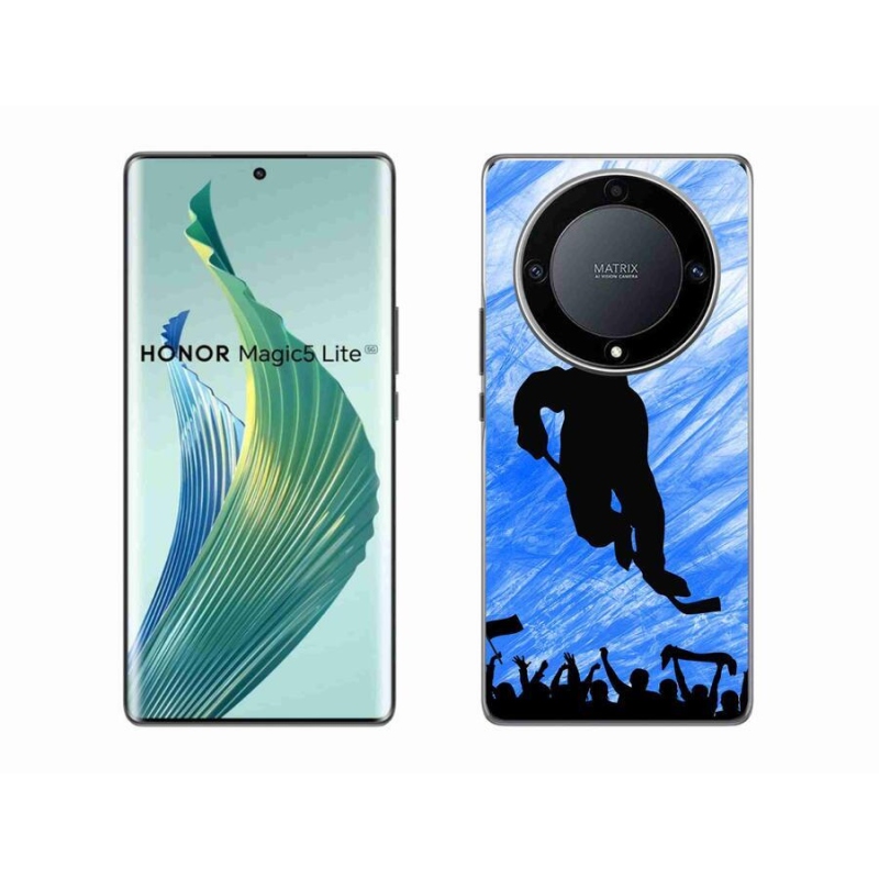 Gél borítás mmCase a Honor Magic 5 Lite 5G számára - hokijátékos