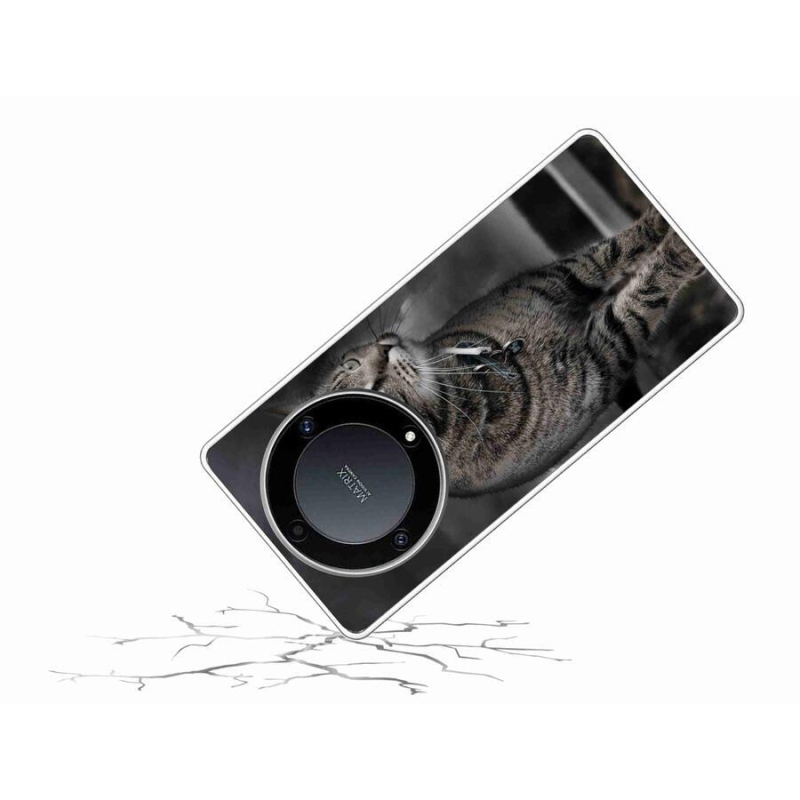 Zselés borítás mmCase a Honor Magic 5 Lite 5G készülékhez - macska