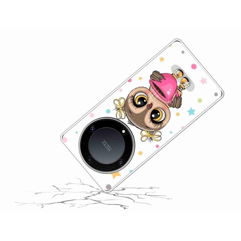 Gél borító mmCase a Honor Magic 5 Lite 5G számára - rajzfilm bagoly