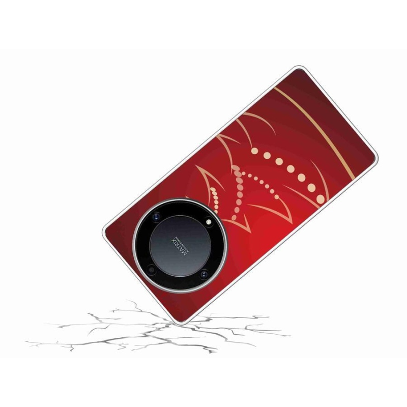 Gél borító mmCase a Honor Magic 5 Lite 5G számára - karácsonyfa karikatúra