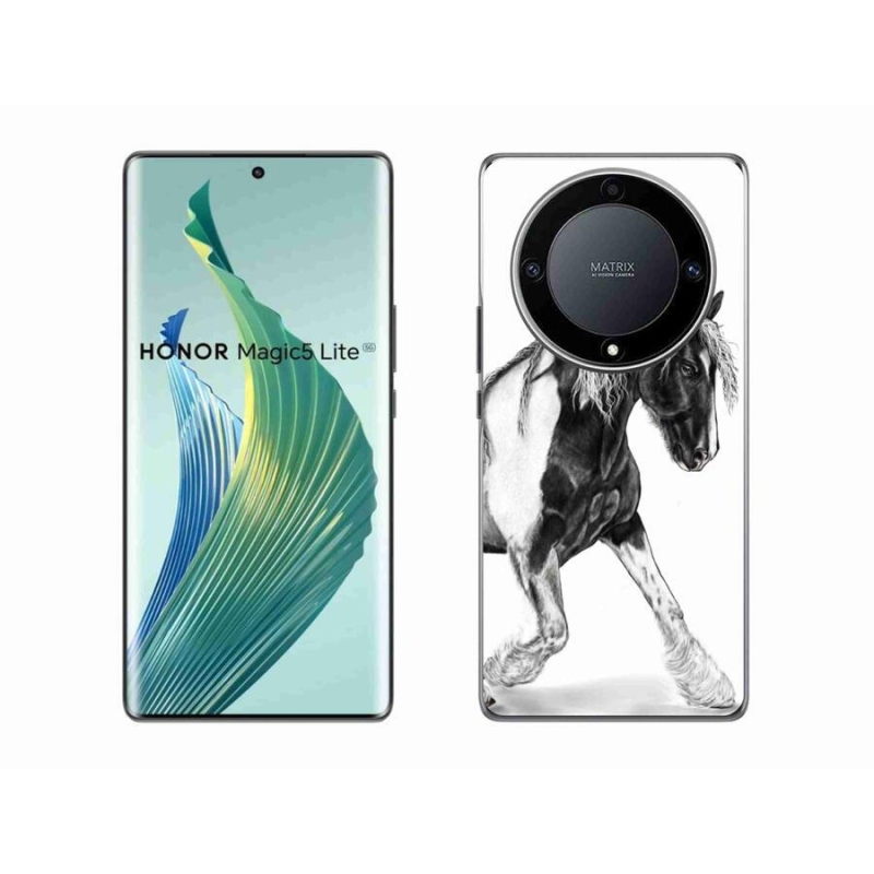 Zselés borítás mmCase a Honor Magic 5 Lite 5G számára - ló