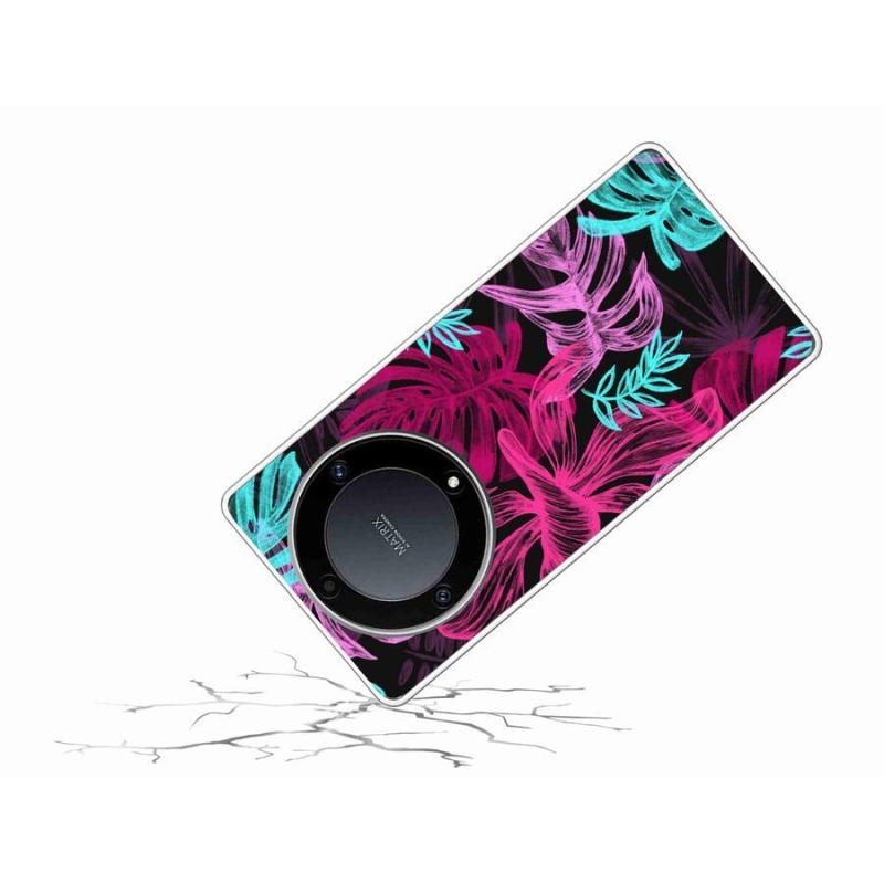 Gél borítás mmCase a Honor Magic 5 Lite 5G számára - virágok 1