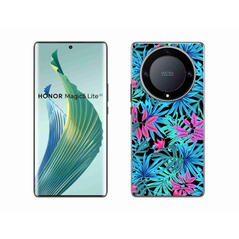 Gél borítás mmCase a Honor Magic 5 Lite 5G számára - virágok 3