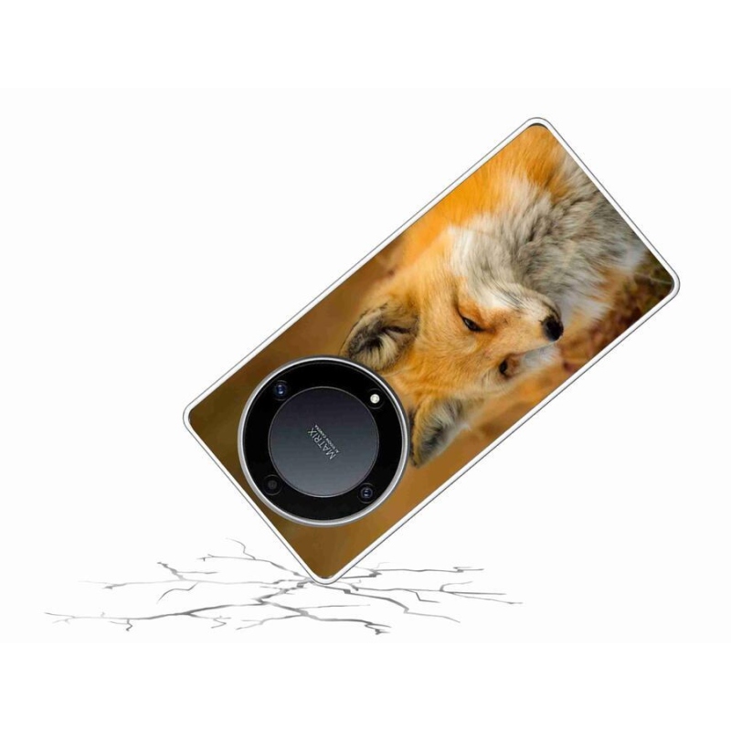 Gél borítás mmCase a Honor Magic 5 Lite 5G számára - róka