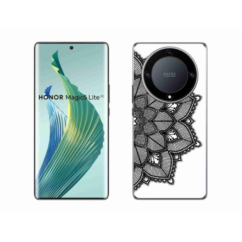 Gél borítás mmCase a Honor Magic 5 Lite 5G számára - mandala
