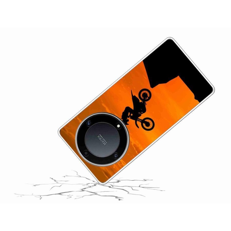 Gél borítás mmCase a Honor Magic 5 Lite 5G számára - motocross