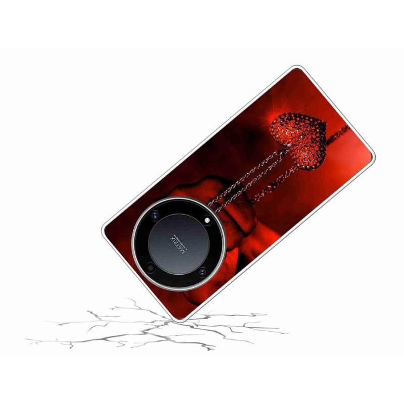 Gél borítás mmCase a Honor Magic 5 Lite 5G számára - nyaklánc