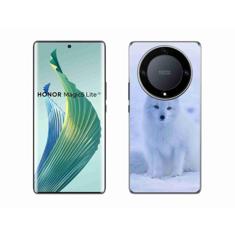Zselés borítás mmCase a Honor Magic 5 Lite 5G készülékhez - polár róka