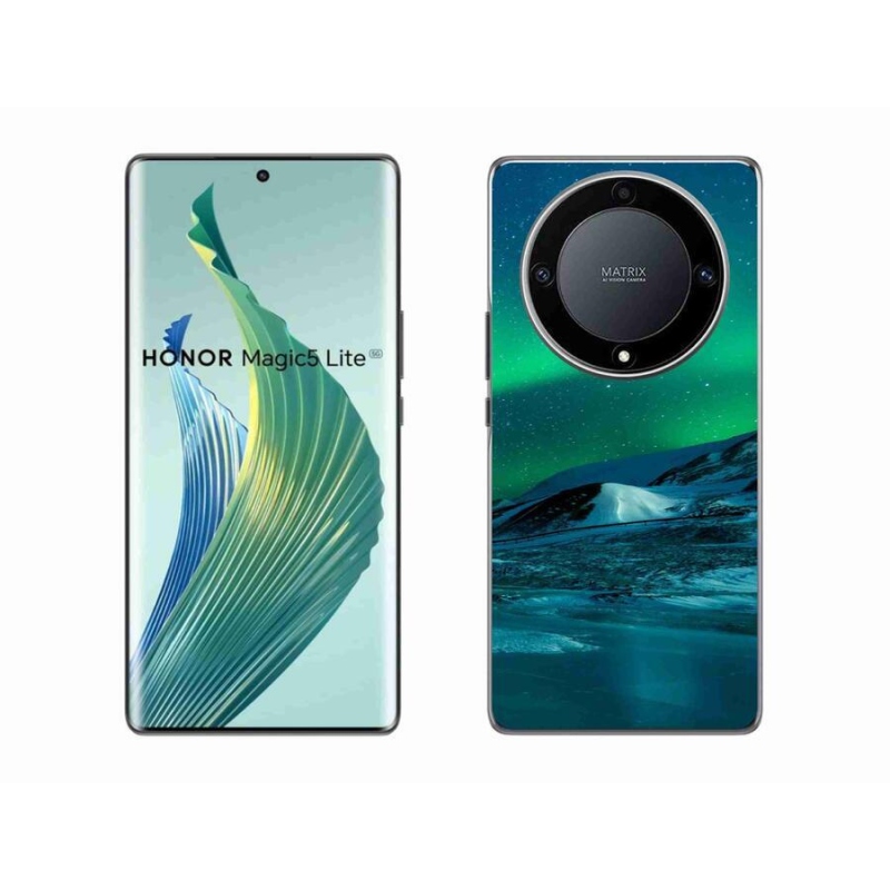 Gél borító mmCase a Honor Magic 5 Lite 5G készülékhez - sarki fény