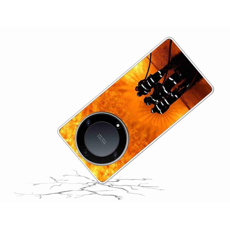 Zselés borítás mmCase a Honor Magic 5 Lite 5G - Fire számára