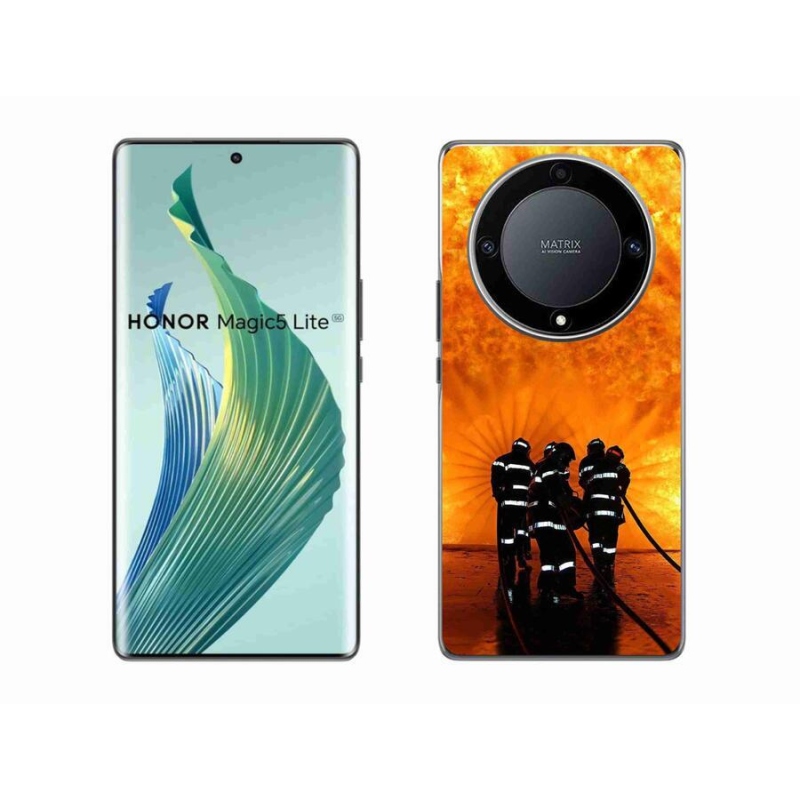 Zselés borítás mmCase a Honor Magic 5 Lite 5G - Fire számára