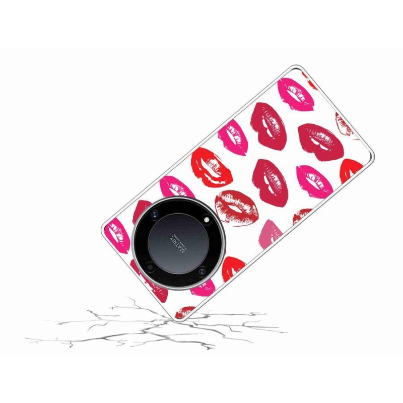 Gél borítás mmCase a Honor Magic 5 Lite 5G számára - ajkak