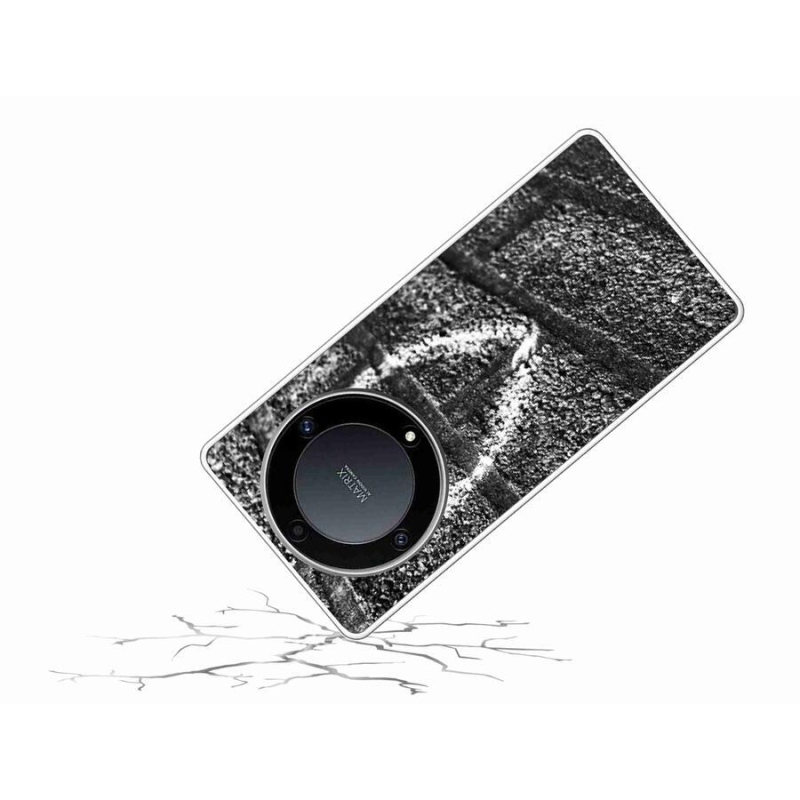 Gél borítás mmCase a Honor Magic 5 Lite 5G számára - szív a falon