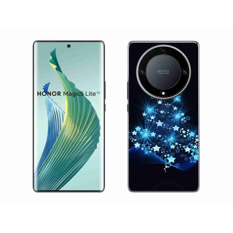 Gél borítás mmCase a Honor Magic 5 Lite 5G számára - karácsonyfa