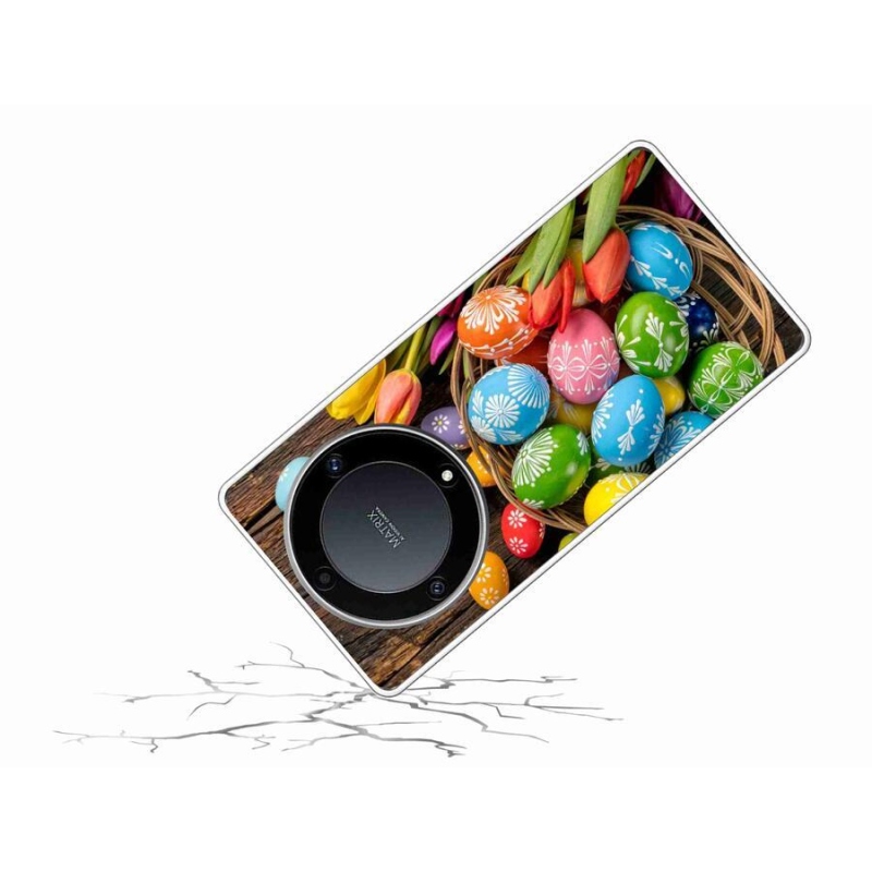 Gél borítás mmCase a Honor Magic 5 Lite 5G számára - Húsvéti tojások