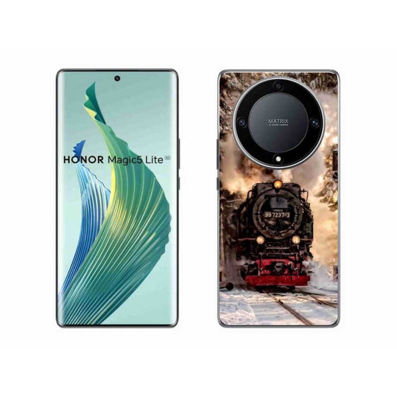 Gél borítás mmCase a Honor Magic 5 Lite 5G számára - vonat