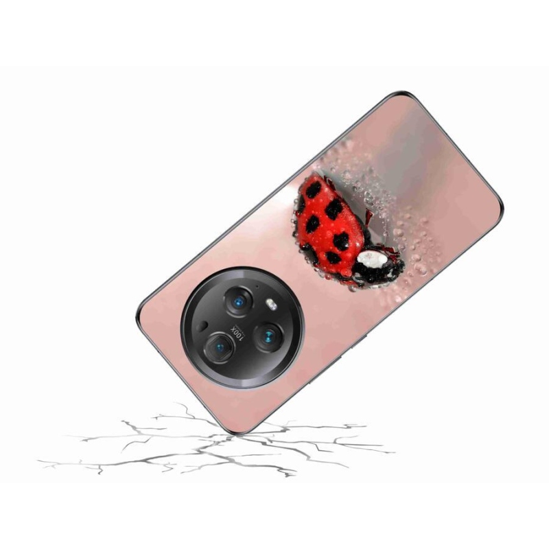 Zselés borítás mmCase a Honor Magic 5 Pro 5G számára - katicabogár