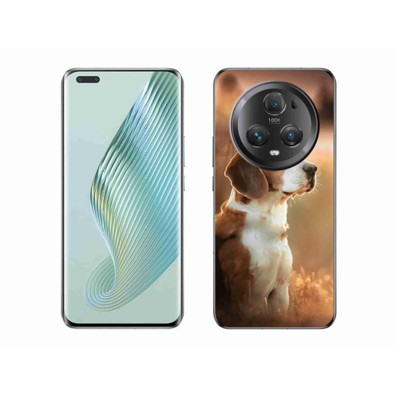 Zselés borítás mmCase a Honor Magic 5 Pro 5G készülékhez - bézs színű