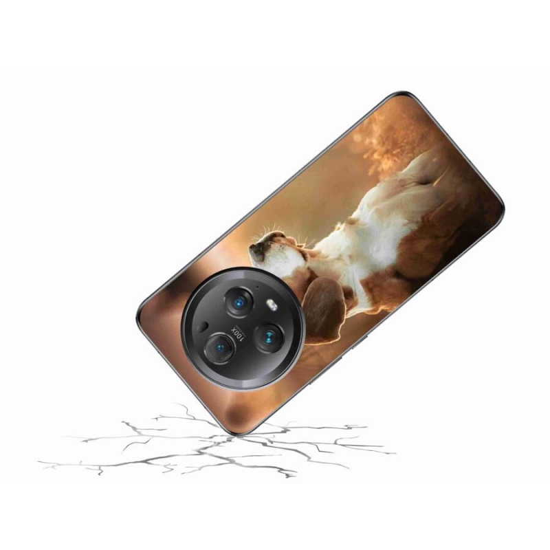 Zselés borítás mmCase a Honor Magic 5 Pro 5G készülékhez - bézs színű